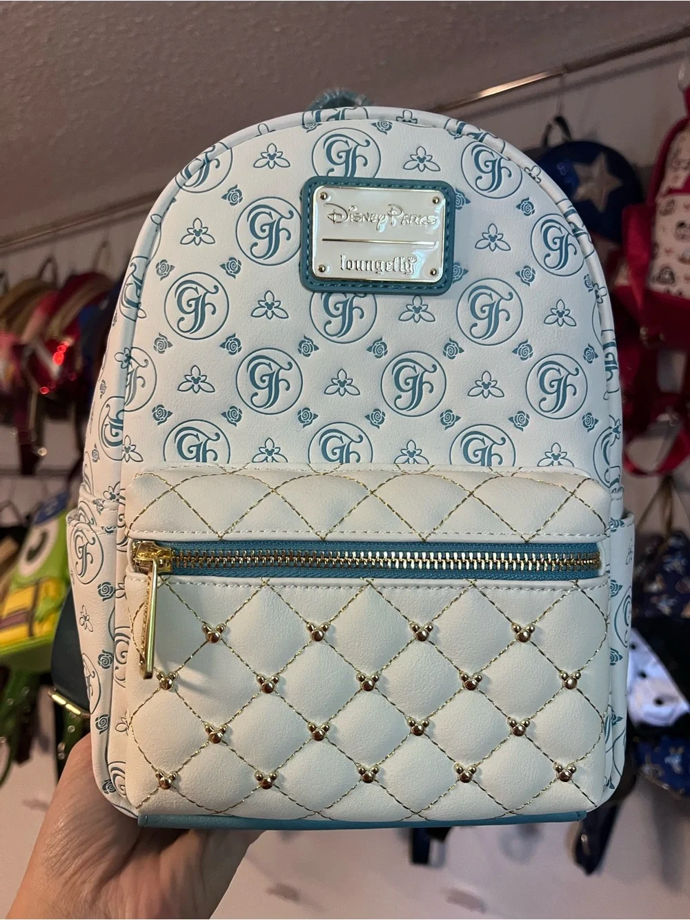 Disney Parks Grand Floridian Loungefly Mini Backpack with Ears
